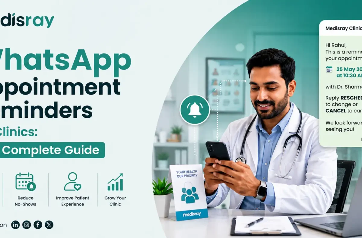 WhatsApp appointment reminders for clinics with automated patient reminder messages to reduce no-shows