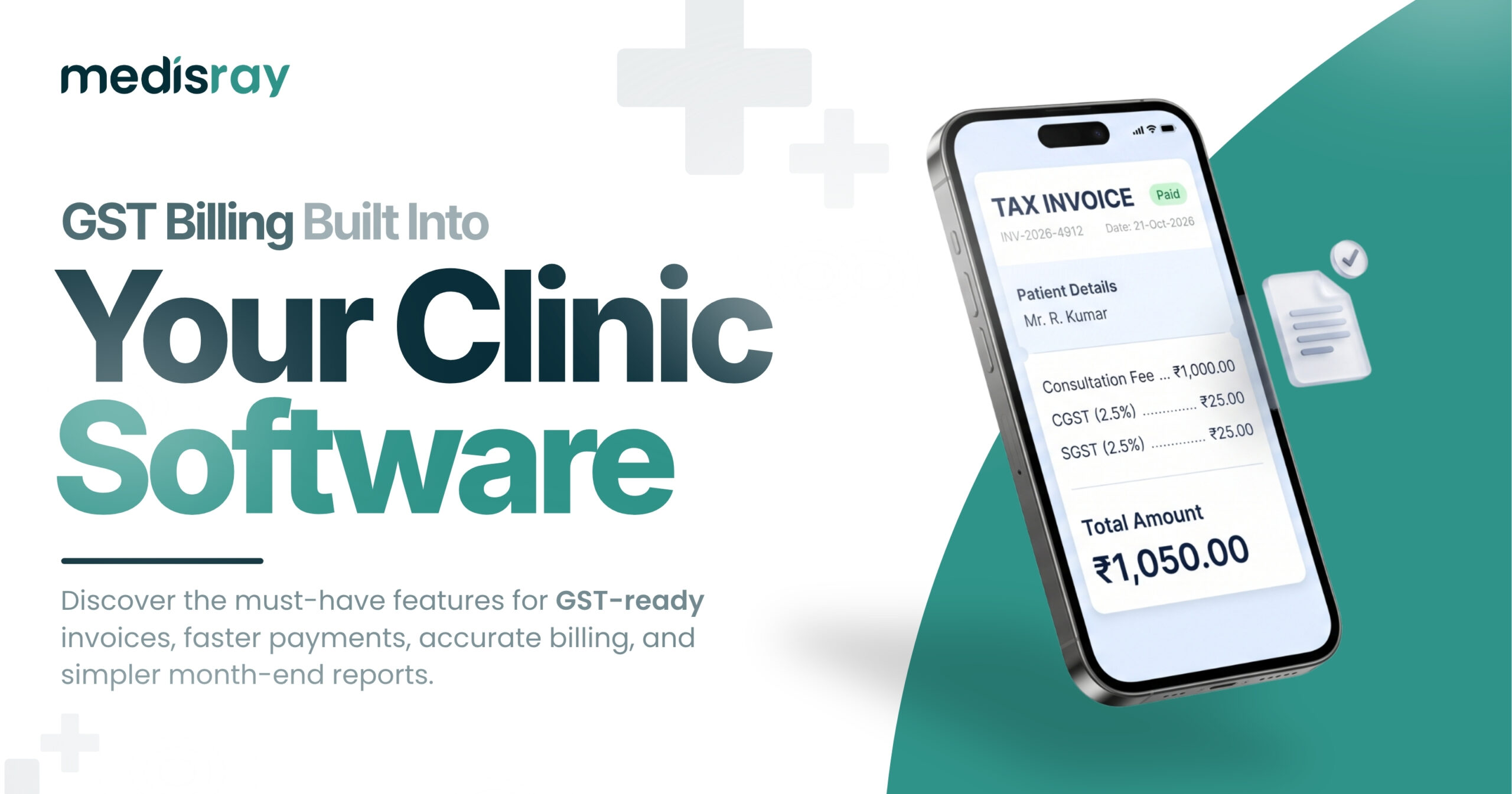 GST Billing Built Into Your Clinic Software: What to Look For