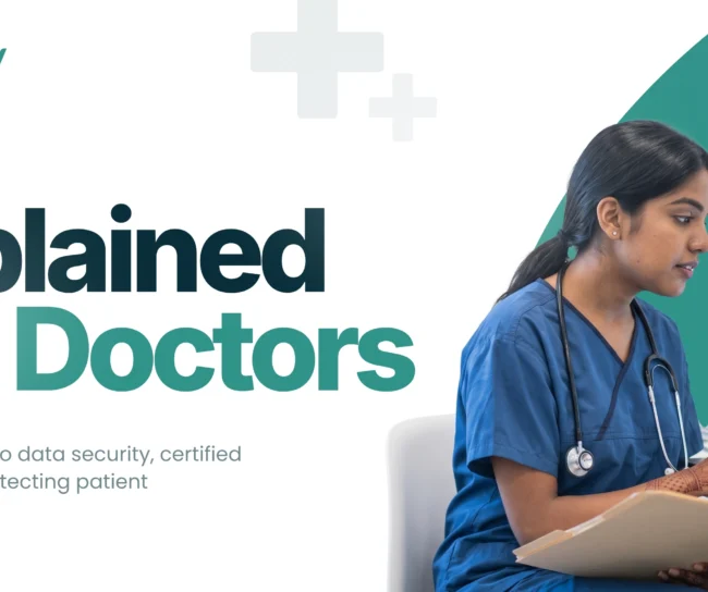 ISO 27001 clinic software guide for doctors explaining data security and patient information protection