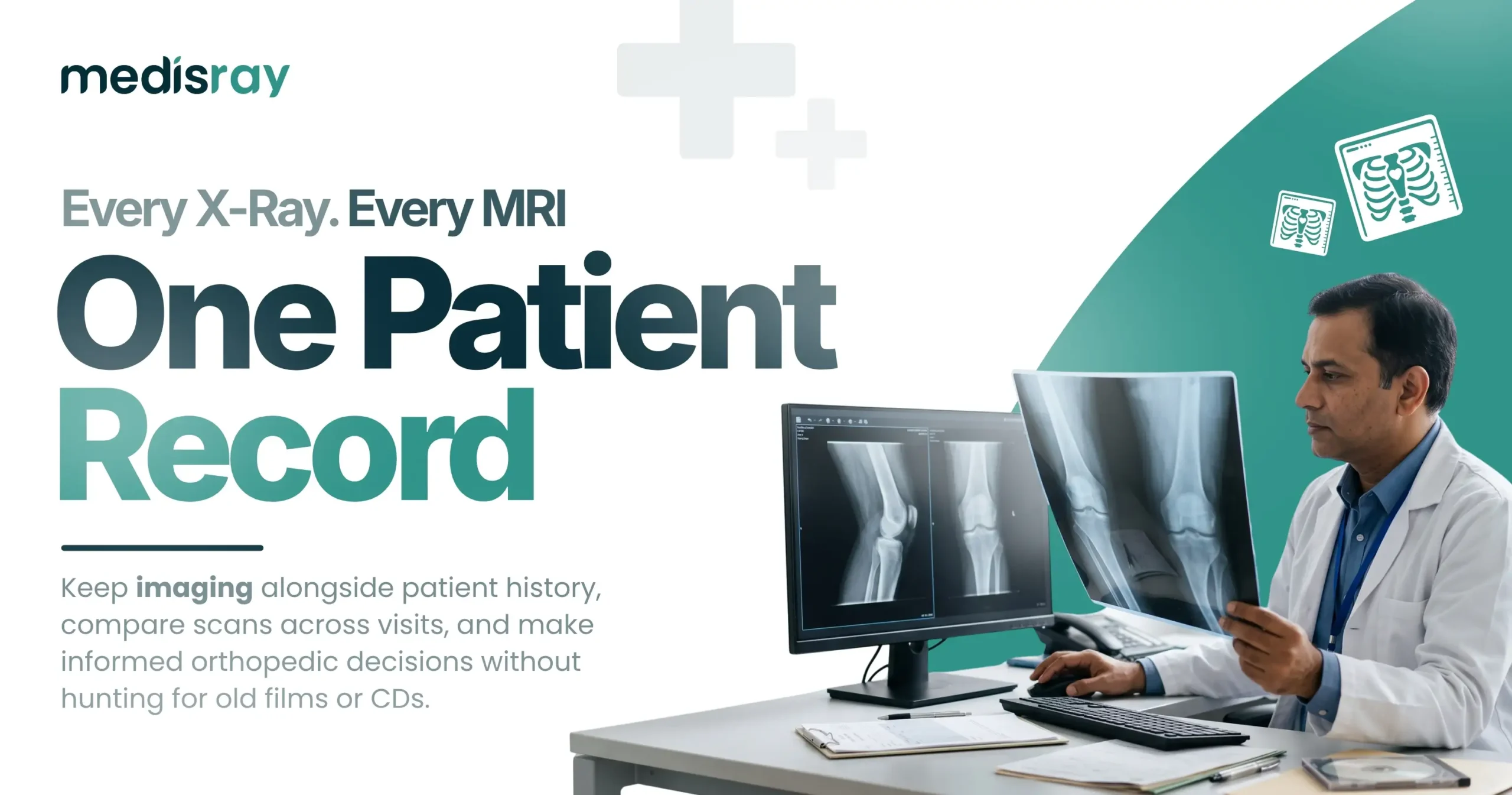 Managing X-Rays, MRIs, and Imaging Inside a Patient Record